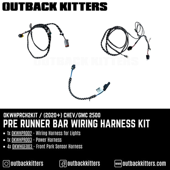 Pre Runner Bar Wiring Harness Kit (Excludes High Beam)