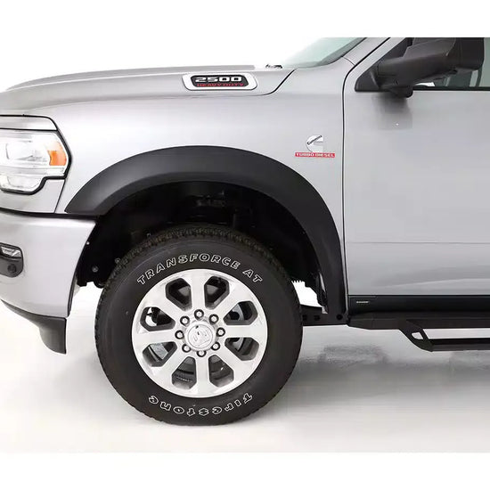 2" Extend-A-Fender Smooth Fender Flares, Black, Front & Rear
