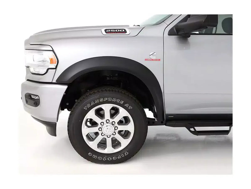 2" Extend-A-Fender Smooth Fender Flares, Black, Front & Rear