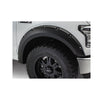 Pocket Style Smooth Fender Flares, Black, Front & Rear