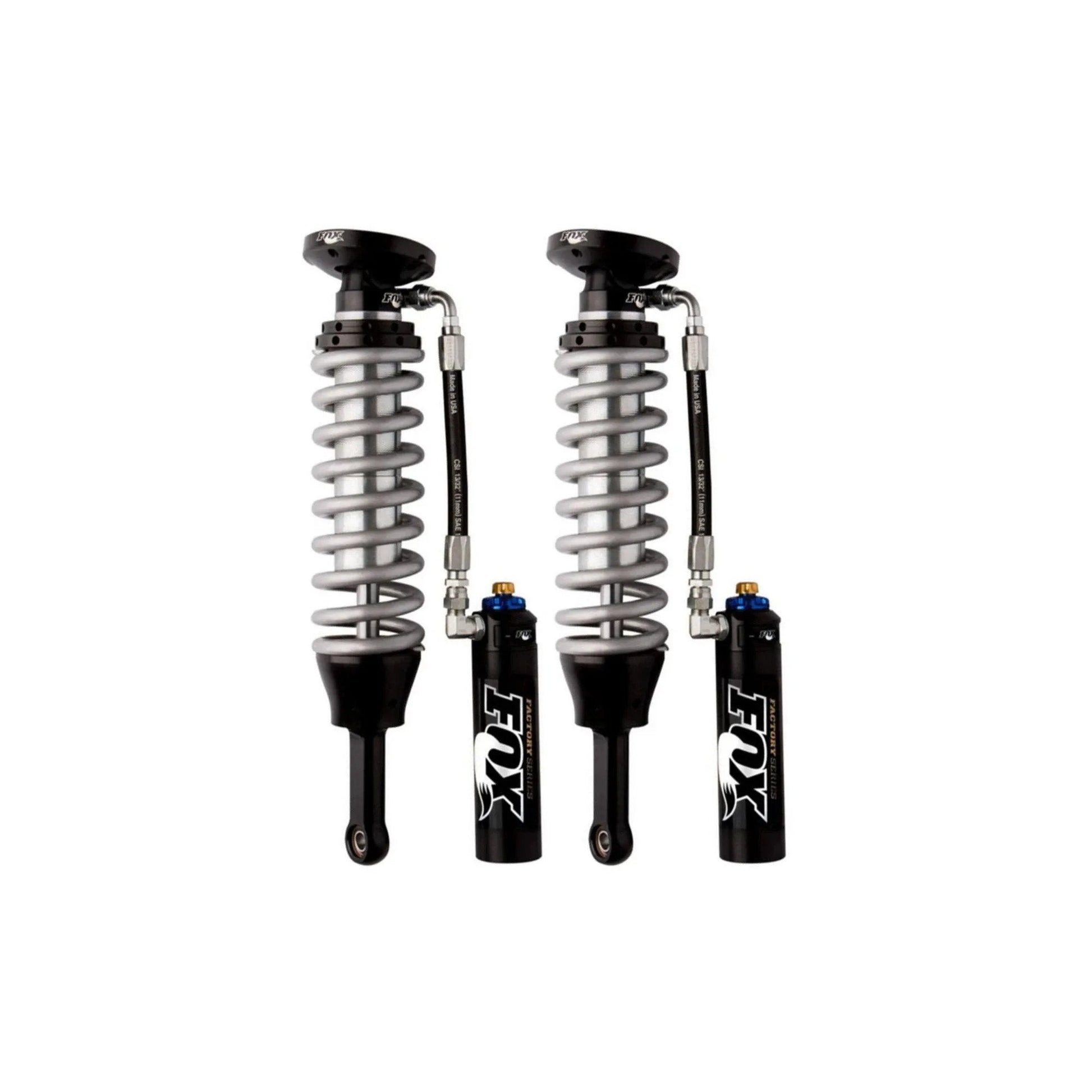Front Fox Performance Elite Series 2.5" Remote Reservoir DSC Shocks, Suits 3" Lift, Set of 2