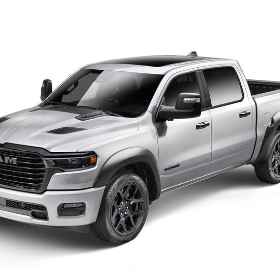 Extend-A-Fender Smooth Fender Flares, Black, Front & Rear