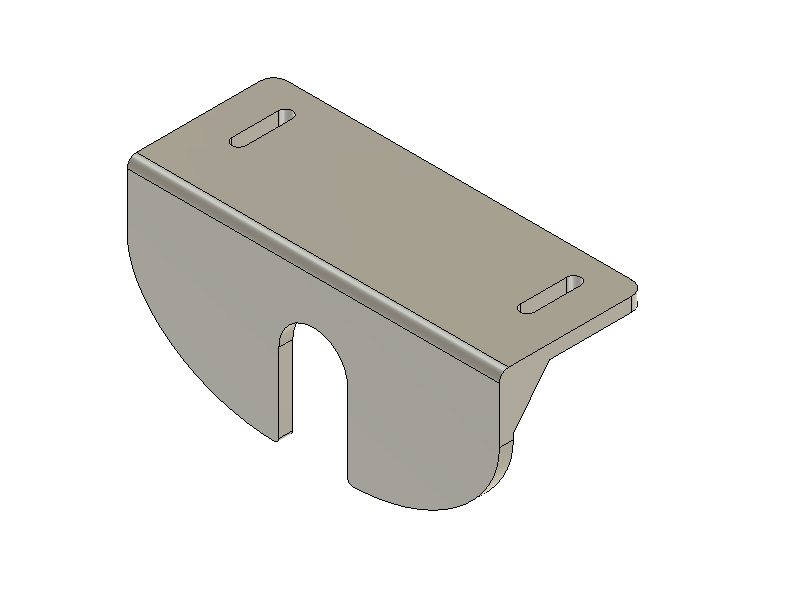 Outback Kitters Pre Runner Bar OEM Front Camera Relocation Bracket (Flat Base)