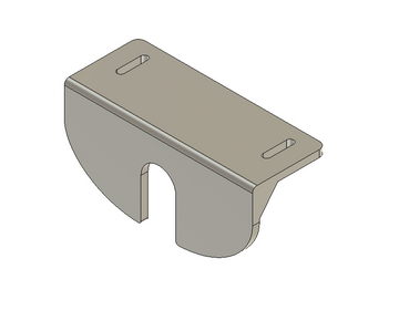 Outback Kitters Pre Runner Bar OEM Front Camera Relocation Bracket (Flat Base)