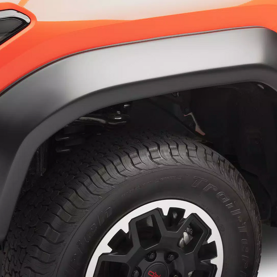 2.5" Extend-A-Fender Smooth Fender Flares, Black, Front & Rear