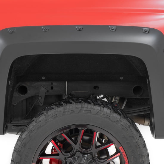 2" Pocket Style Smooth Fender Flares. Front & Rear
