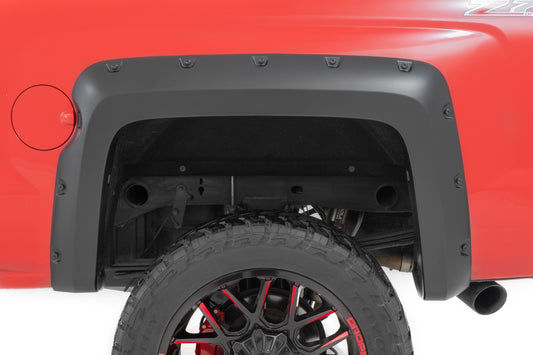 2" Pocket Style Smooth Fender Flares. Front & Rear