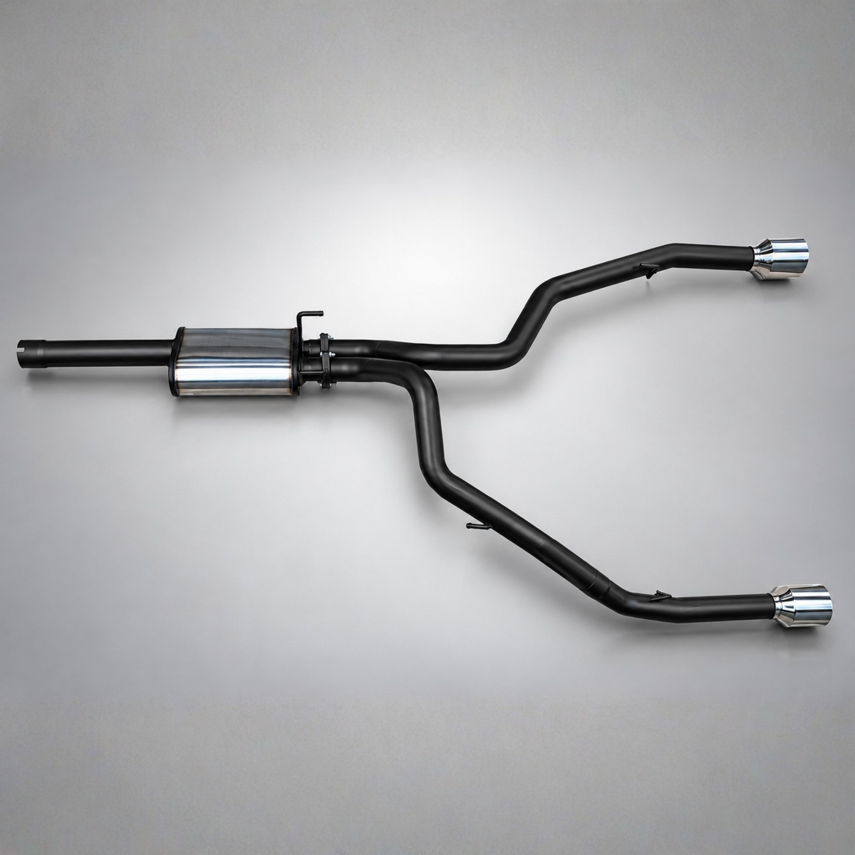 Stainless Steel Exhaust 5.7L V8 3 inch Cat Back With Black Tips