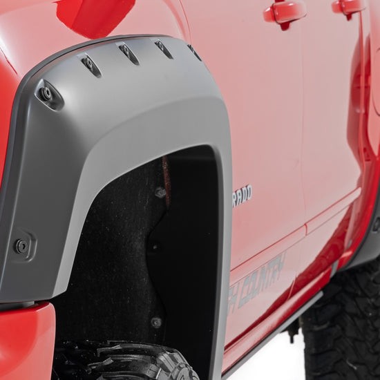 2" Pocket Style Smooth Fender Flares. Front & Rear