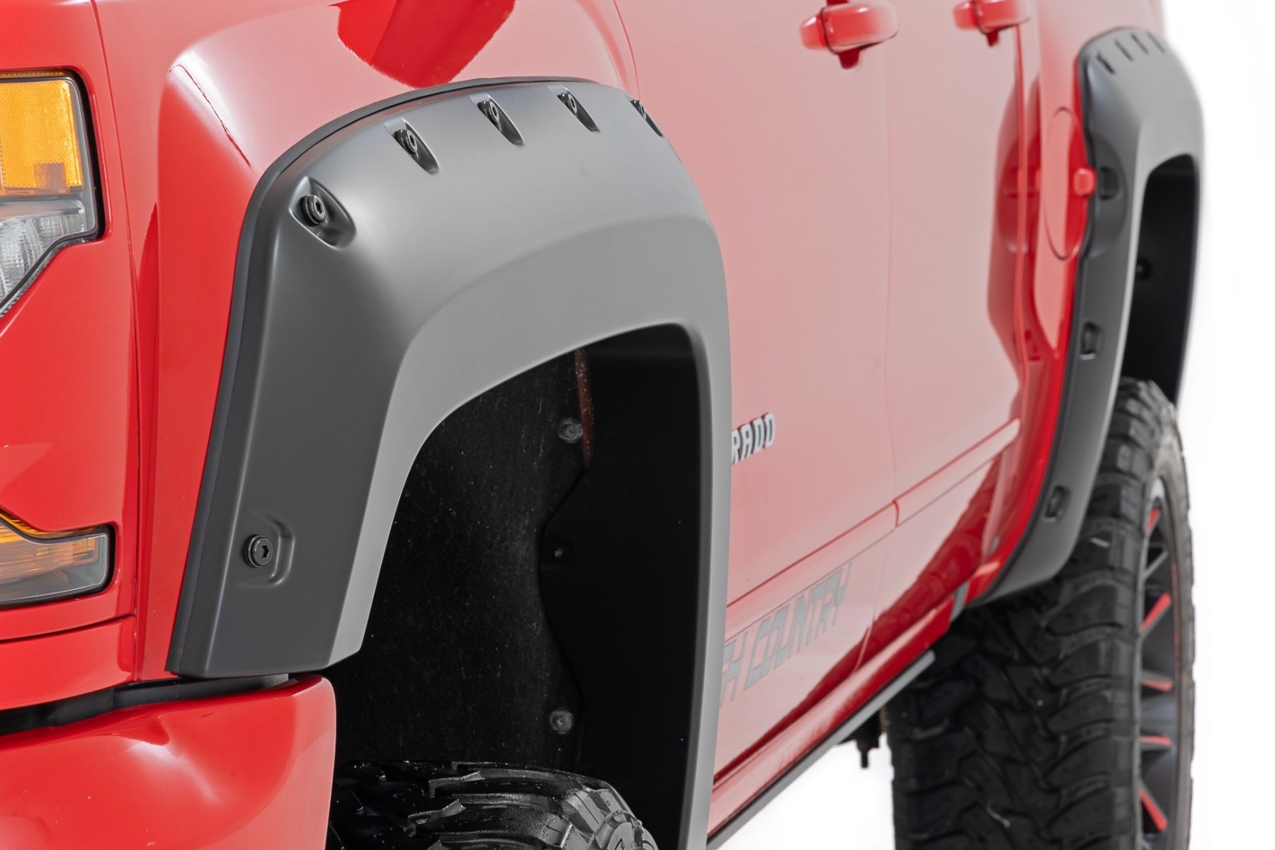 2" Pocket Style Smooth Fender Flares. Front & Rear