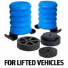 Rear SumoSprings to suit Mitsubishi Triton  / Toyota Hilux - 453kg - Light Blue