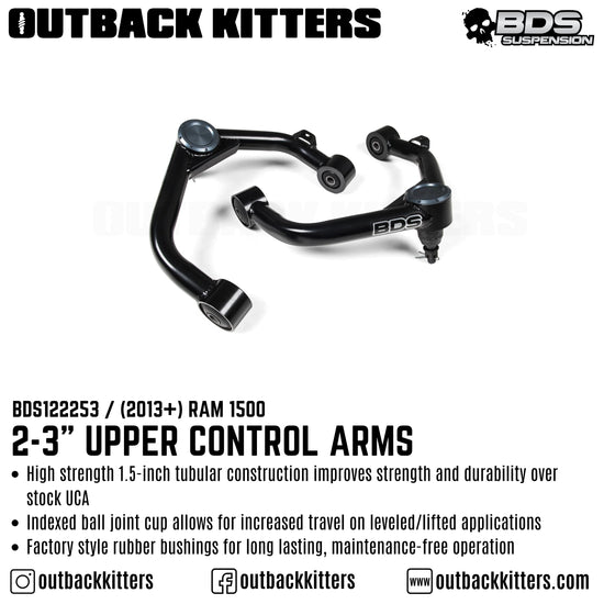 Upper Control Arm Kit, 2-3" Lift Height