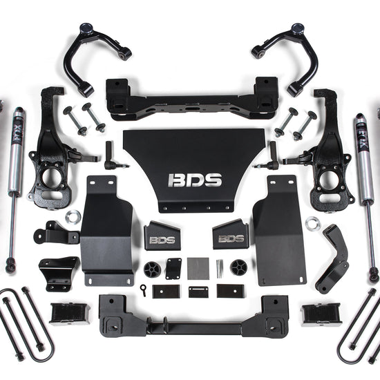 4" Lift Kit with Fox 2.5" Performance Elite Coilover Shocks