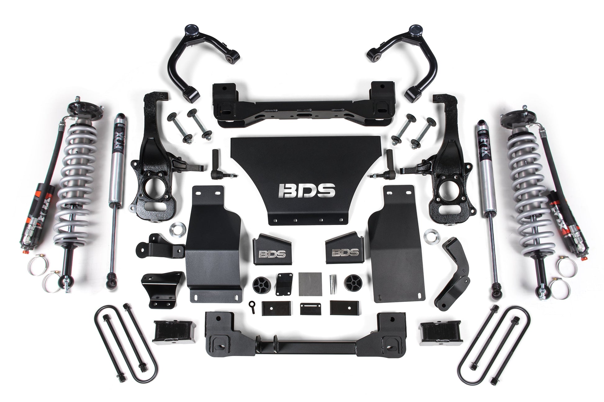 4" Lift Kit with Fox 2.5" Performance Elite Coilover Shocks