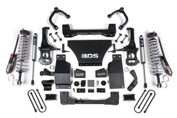 4" Lift Kit with Fox 2.5" Performance Elite Coilover Shocks