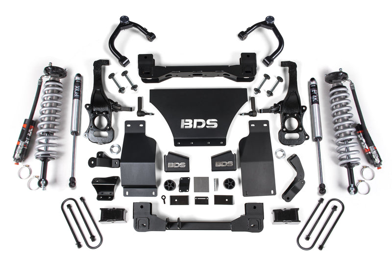 4" Lift Kit with Fox 2.5" Performance Elite Coilover Shocks