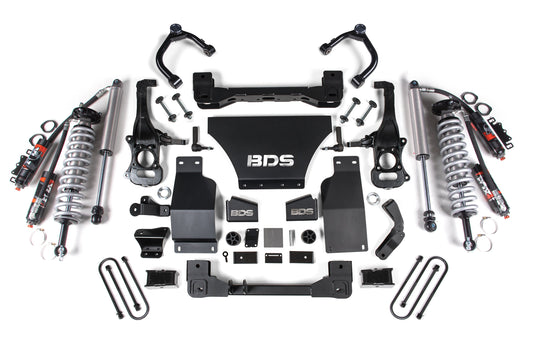 4" Lift Kit with Fox 2.5" Performance Elite Coilover Shocks