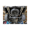 Vulcan Series 4inch to Dual 3inch 304 Stainless Steel Cat-Back Exhaust System, Polished tip