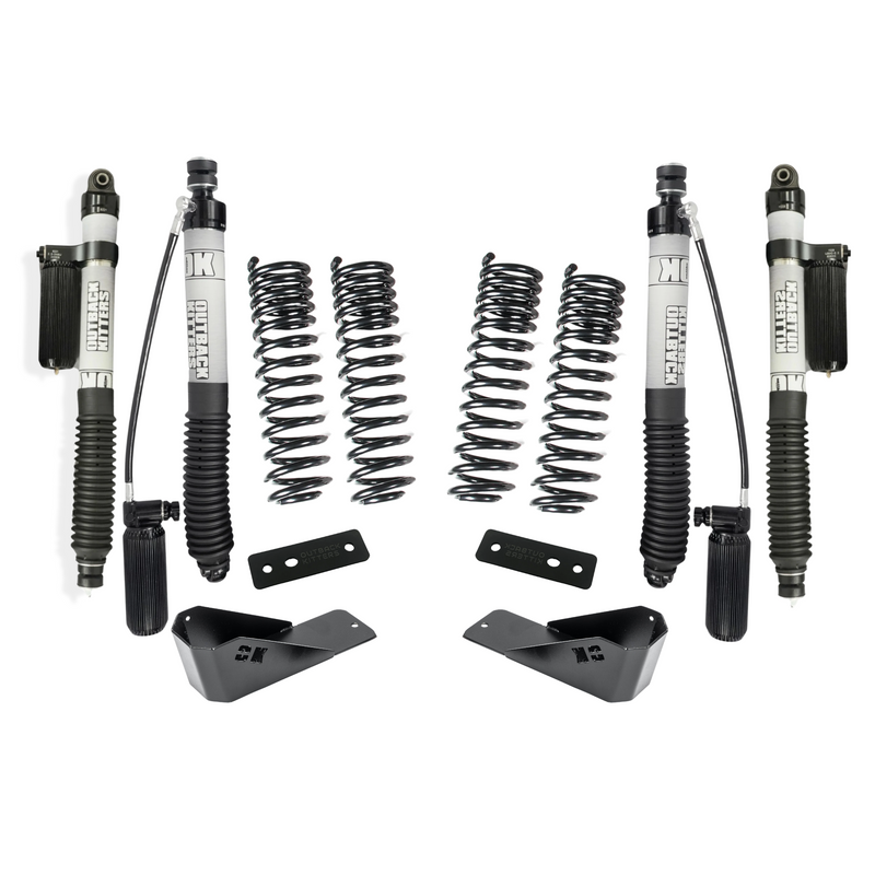 2" Lift Kit with OK 2.5" Shocks, Front +20/Rear +60% Coils
