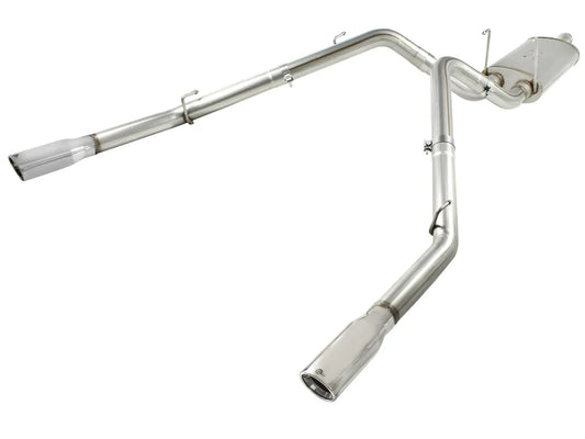 V8-5.7L Hemi Mach Force-XP 3inch 409 Stainless Steel Cat Back Polished Tip Exhaust System