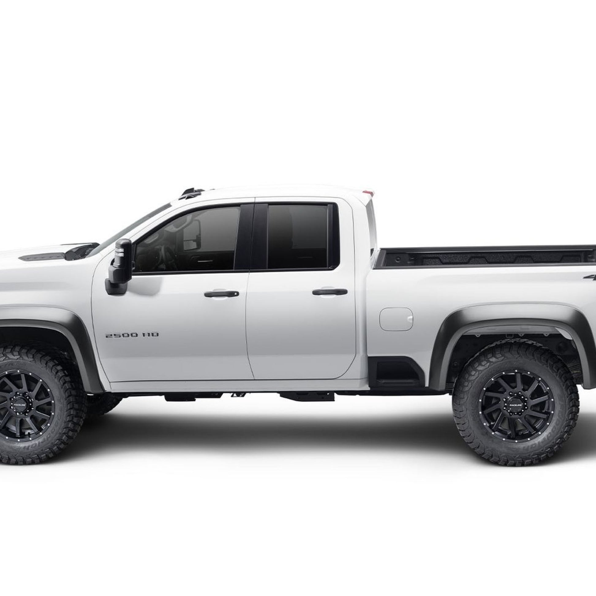 Extend-A-Flender Smooth Fender Flares, Black, Front & Rear