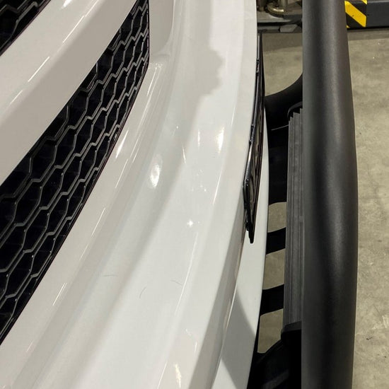 Black Nudge Bar with DBL Row Light Bar