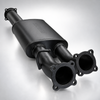 AMTRUX Chevrolet Silverado 1500 (20-23) Stainless Steel Exhaust 6.2L V8 Cat Back Single 3.5 to 3" Dual With Rear Resonators connecting to your Factory Tips