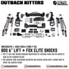 BDS Suspension - 6" Lift Kit for 2021+ Ford F150 with Fox 2.5 Performance Elite Shocks - Outback Kitters