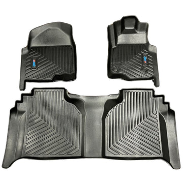Chevrolet 1500 2500 2020-2025 Contour Front and Rear Floor Mats