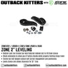 OK with Zone Offroad 2" Levelling Kit for 2011+ Chev/GMC 2500 - Outback Kitters