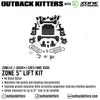 OK with Zone Offroad 5" Lift Kit for 2020+ Chev/GMC 2500 - Outback Kitters