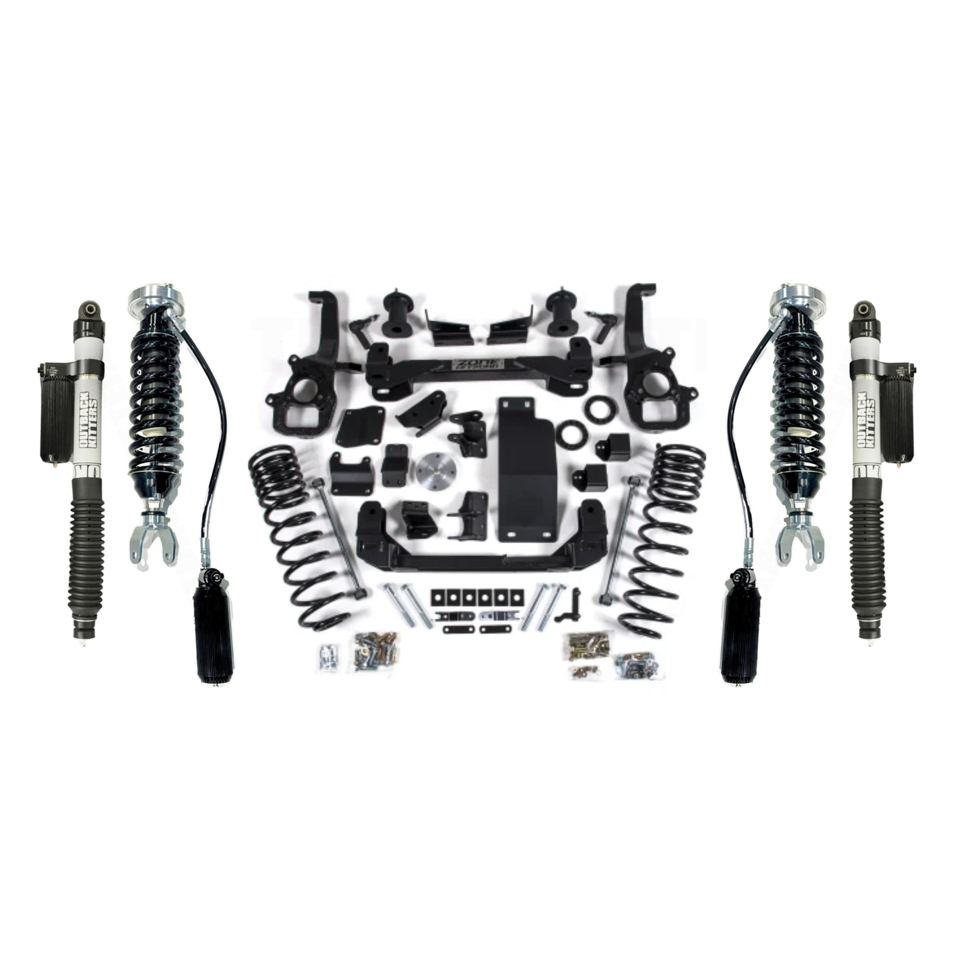 OK with Zone Offroad 4" Lift Kit for 2019+ Ram 1500 DT - Outback Kitters