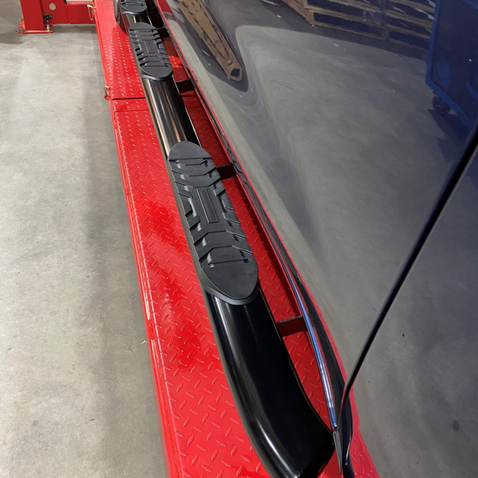 5" Oval Side Steps, Black