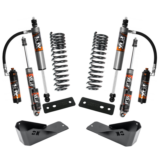 1" Lift Kit with Fox 2.5" Shocks, Front/Rear +20% Coils