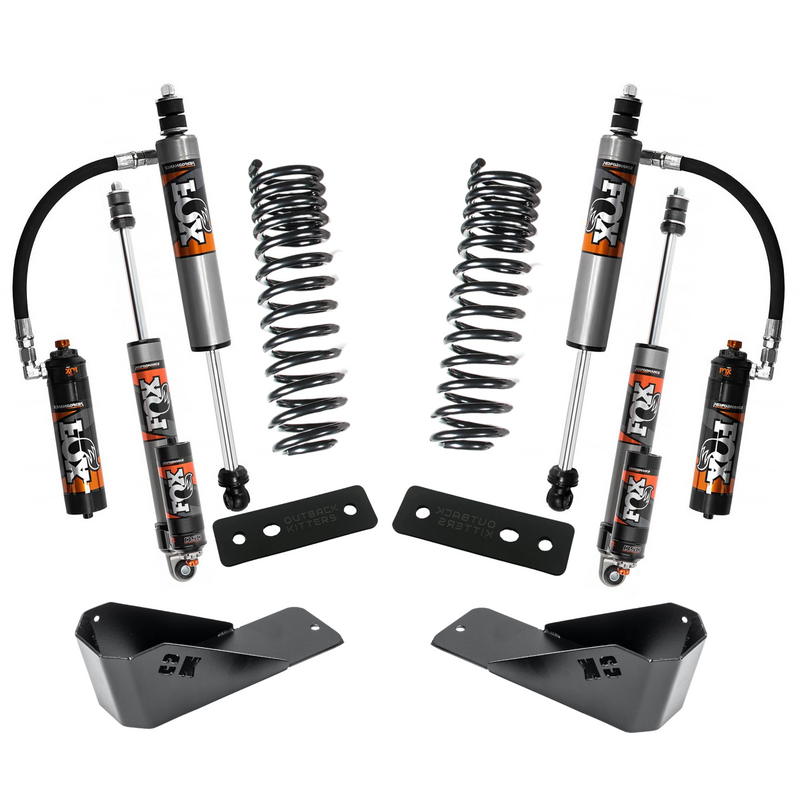 1" Lift Kit with Fox 2.5" Shocks, Front/Rear +20% Coils