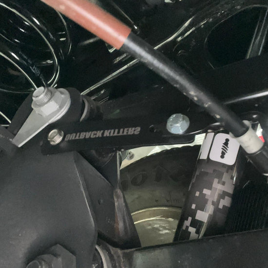 Brake Line Mounting Bracket Kit for Remote Res Shocks