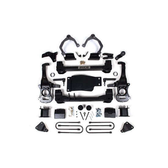 Chevy ZR2/GMC AT4X 4" Suspension Lift Kit, 3" Rear, Block - Spacer Front, Rear Shock Spacer