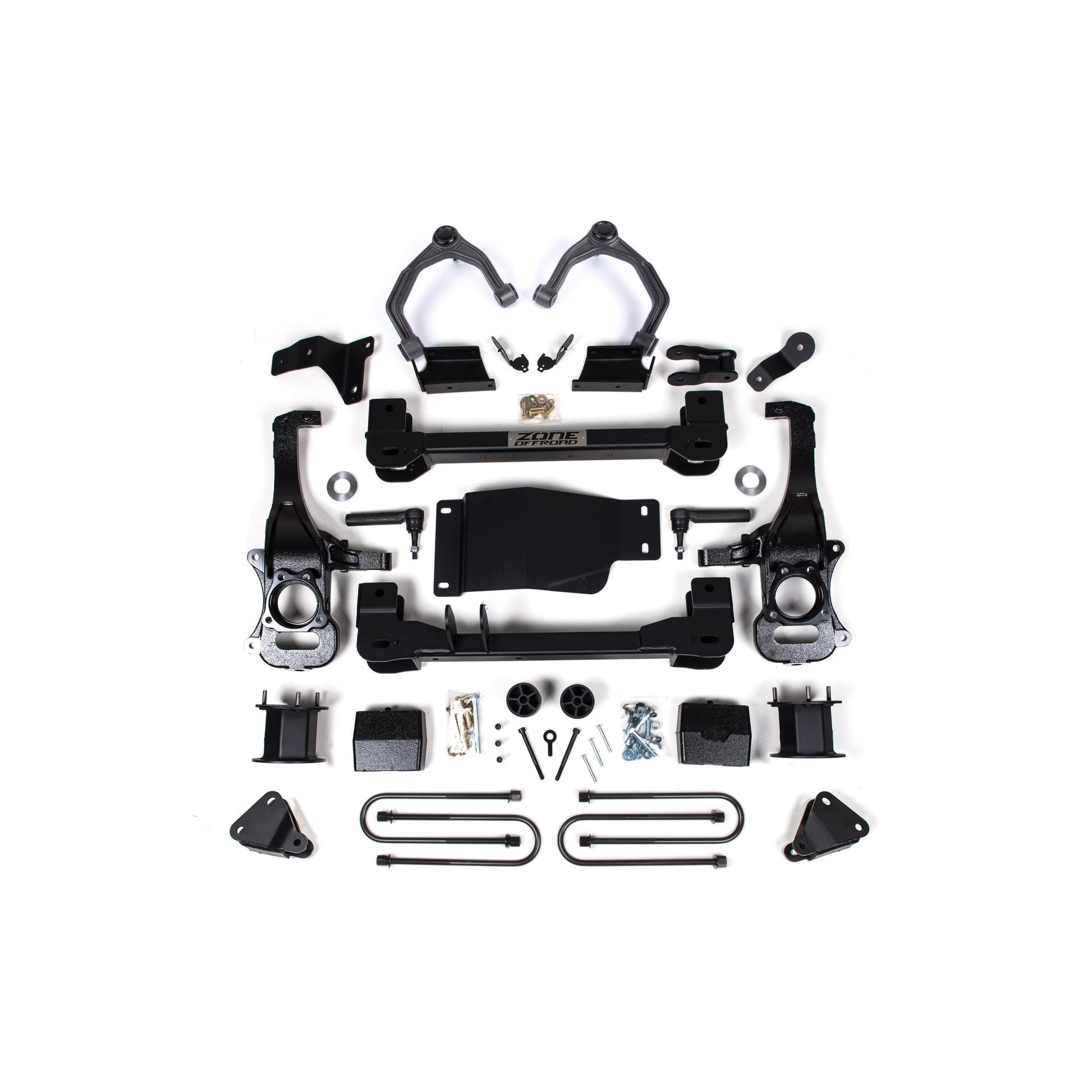Chevy ZR2/GMC AT4X 4" Suspension Lift Kit, 3" Rear, Block - Spacer Front, Rear Shock Spacer