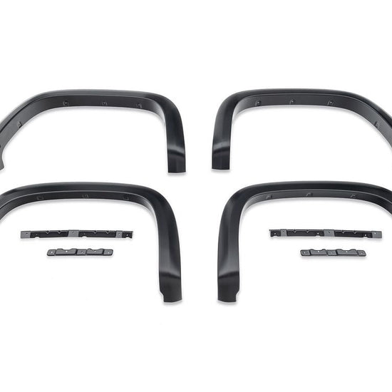 OE-Style Smooth Fender Flares, Black, Front & Rear