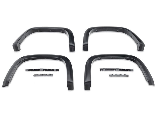 OE-Style Smooth Fender Flares, Black, Front & Rear
