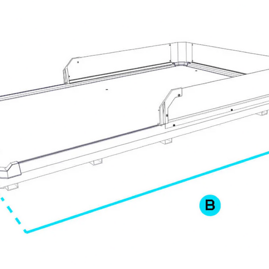 CargoGlide Truck Bed Slide for 6'9 American Truck Tub