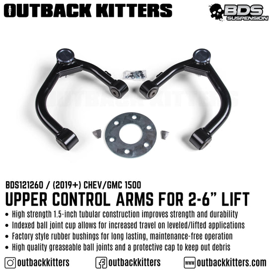 Upper Control Arms for 2-3.5", 4" & 6" Lifts