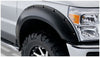Pocket Style Smooth Fender Flares, Black, Front & Rear