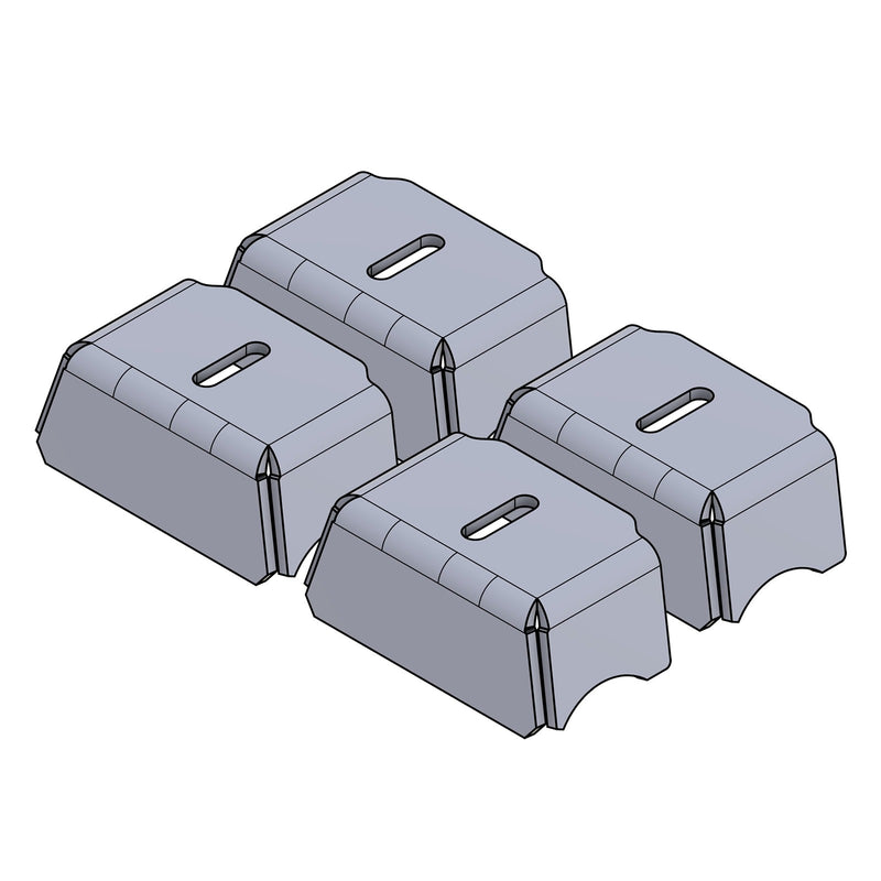 Pre Runner Bar Spotlight Tab - Mid Size - Set of 4