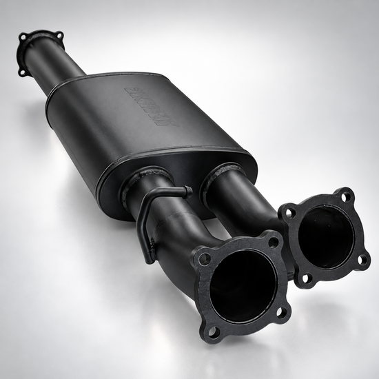 Exhaust ZR2 6.2L V8 Cat Back Single 3.5 to 3" Dual With Rear Resonators & Black Tips