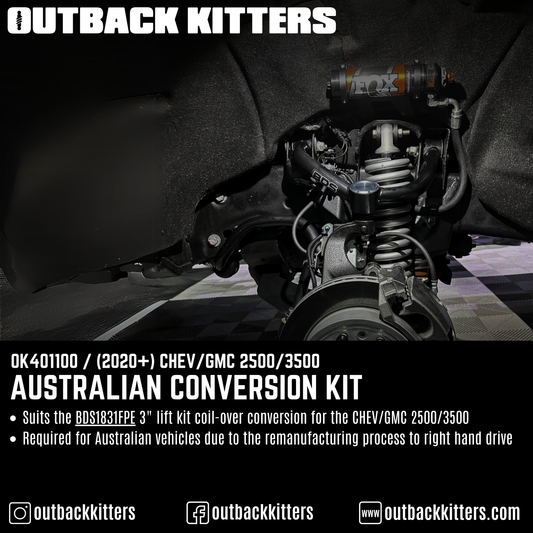 CHEV Australian Conversion Kit for BDSFPE 3" Coilover Conversion