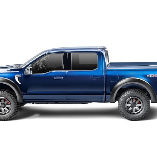 2" Extend-A-Fender Smooth Fender Flares, Black, Front & Rear