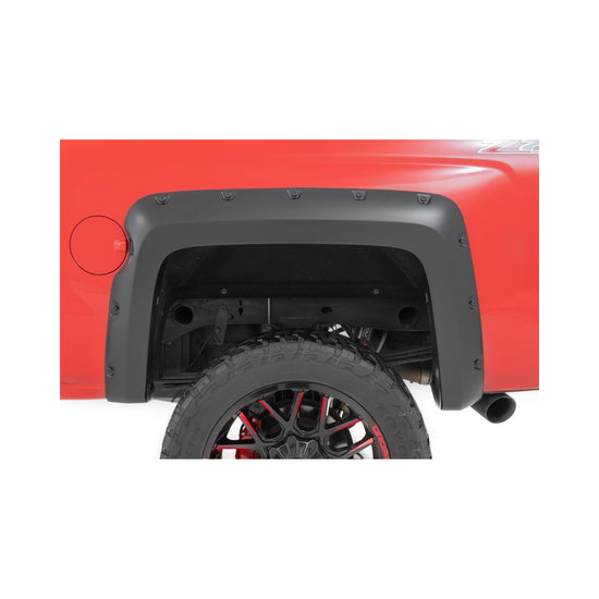 2" Pocket Style Smooth Fender Flares. Front & Rear