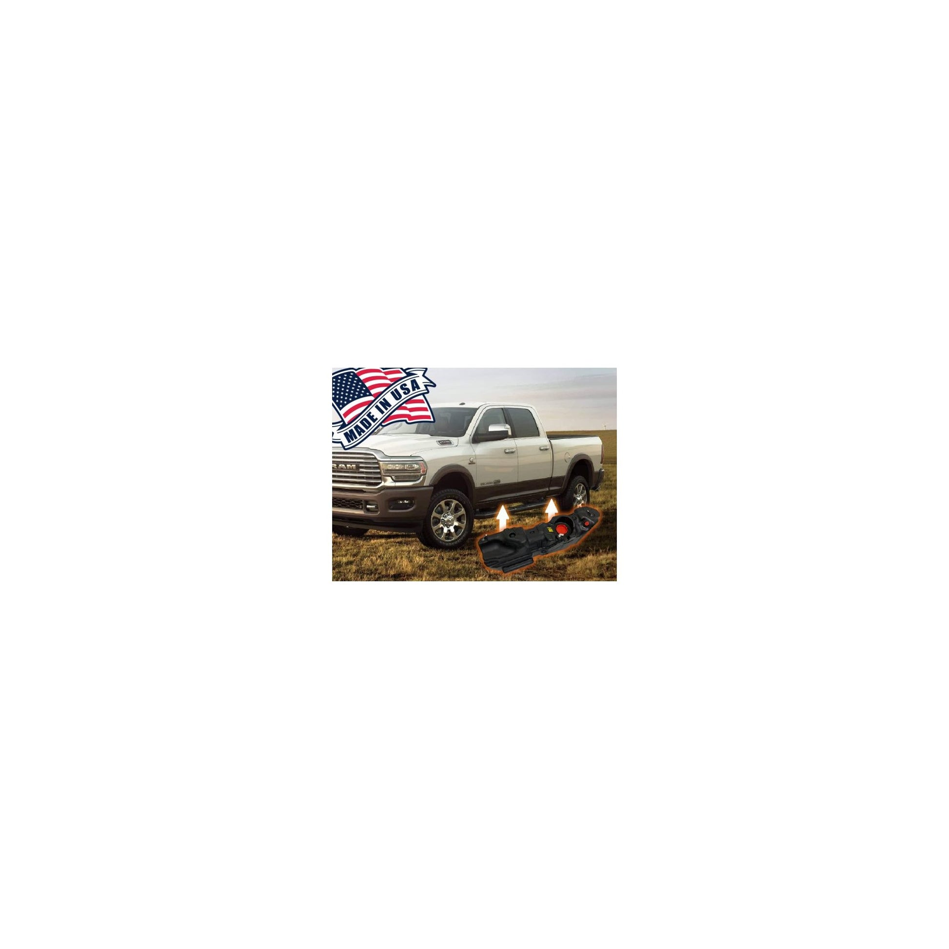 Long Range Fuel Tank, 197L (Crew Cab, 6'4 Tub)