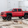 2" Pocket Style Smooth Fender Flares. Front & Rear